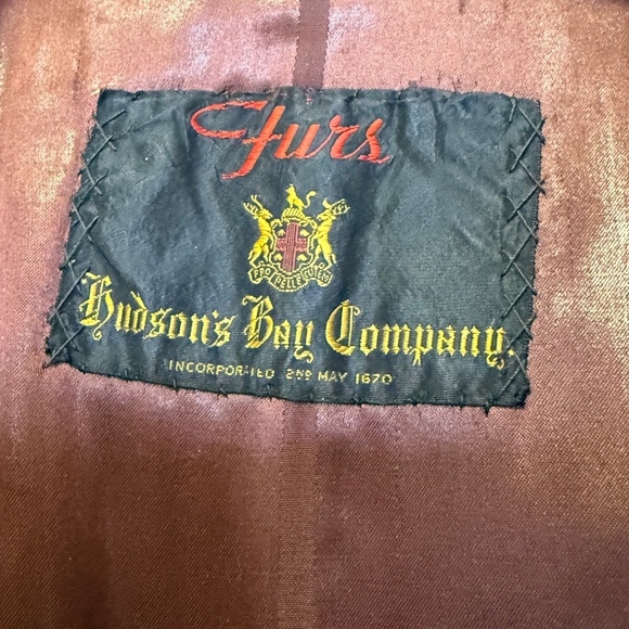 Vintage Hudson’s Bay sheared Beaver fur coat, long brown real fur 1960s to 70s m - Picture 3 of 13